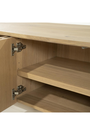 Oak Wood 6-Door TV Cabinet | Eleonora Jake | Oroa.com