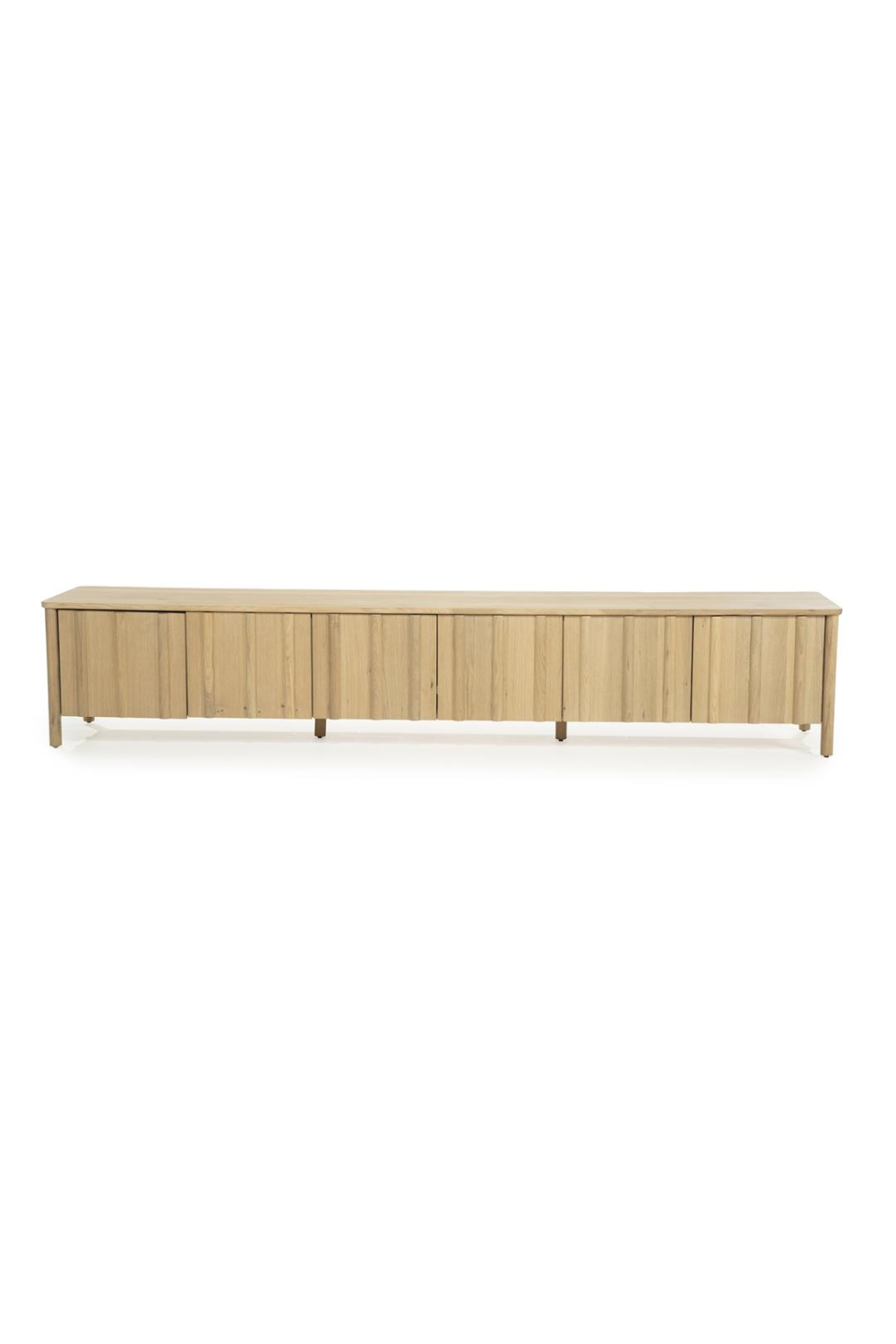 Oak Wood 6-Door TV Cabinet | Eleonora Jake | Oroa.com