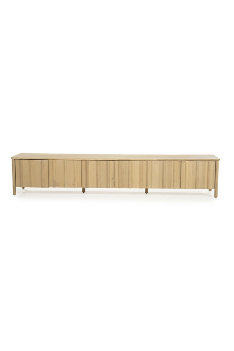 Oak Wood 6-Door TV Cabinet | Eleonora Jake | Oroa.com