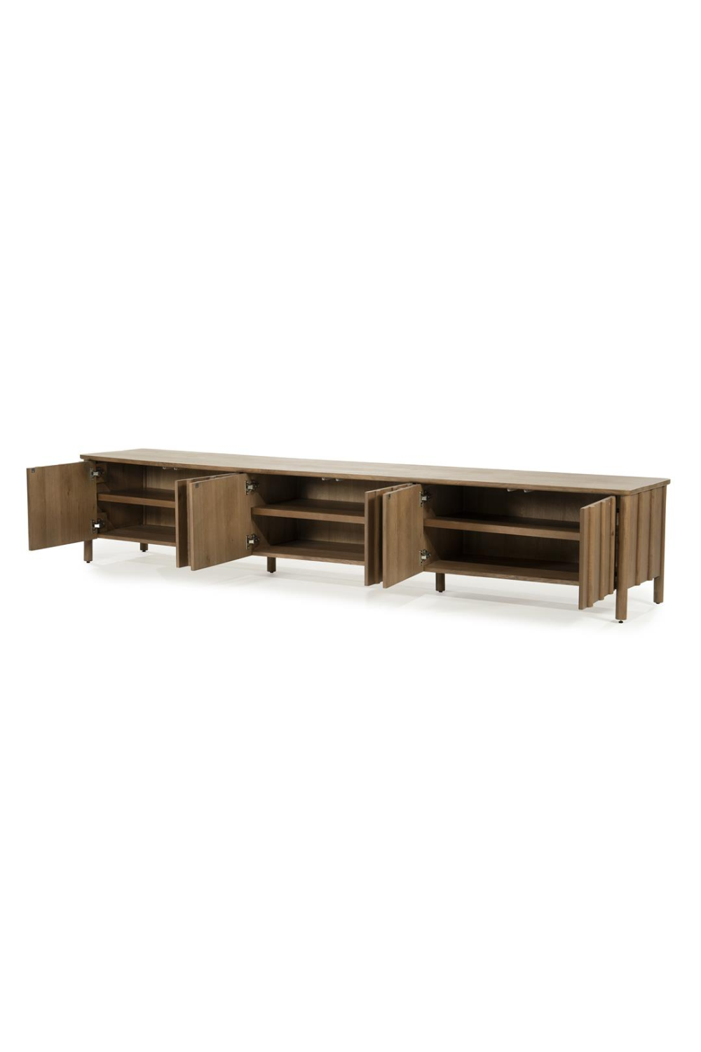 Oak Wood 6-Door TV Cabinet | Eleonora Jake | Oroa.com