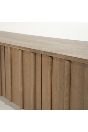 Oak Wood 6-Door TV Cabinet | Eleonora Jake | Oroa.com