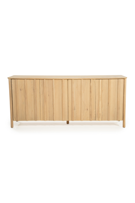 Oak Wood 4-Door Sideboard | Eleonora Jake | OROA.com