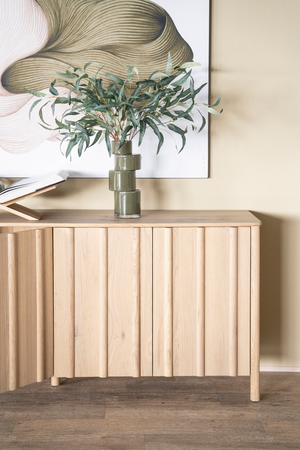 Oak Wood 4-Door Sideboard | Eleonora Jake | OROA.com