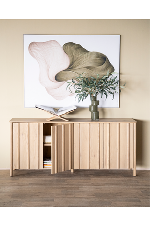 Oak Wood 4-Door Sideboard | Eleonora Jake | OROA.com