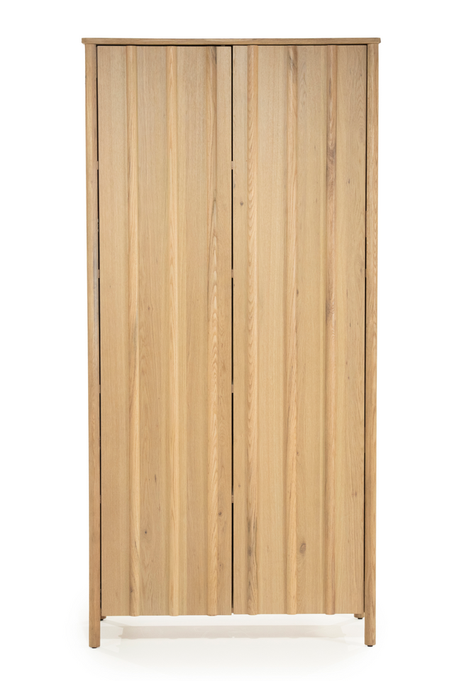 Oak Wood 2-Door Cabinet | Eleonora Jake | OROA.com