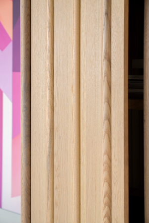 Oak Wood 2-Door Cabinet | Eleonora Jake | OROA.com