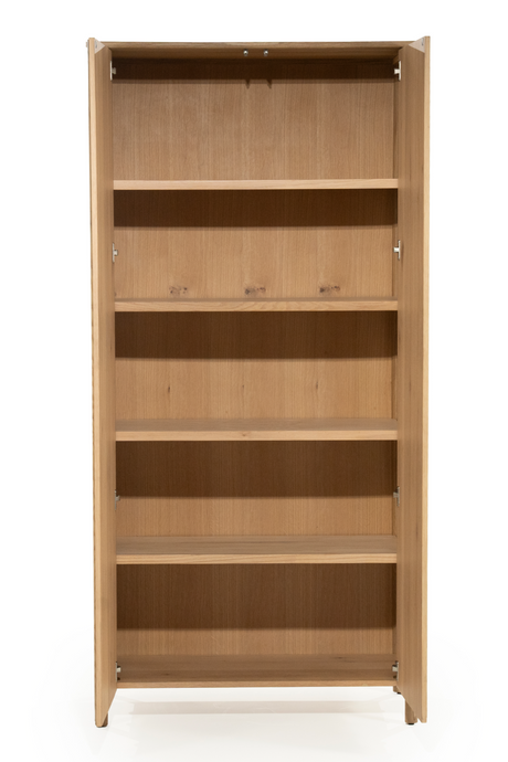 Oak Wood 2-Door Cabinet | Eleonora Jake | OROA.com