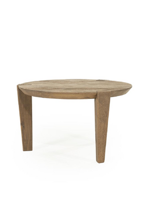 Round Mango Wood Coffee Table | Eleonora Davina | Oroa.com