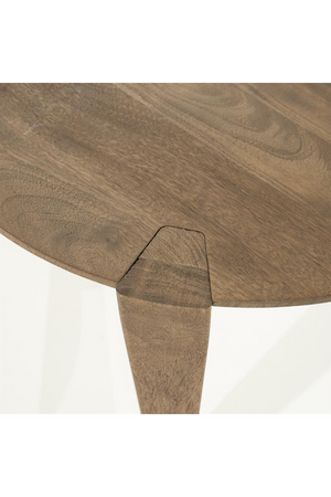 Round Mango Wood Coffee Table | Eleonora Davina | Oroa.com
