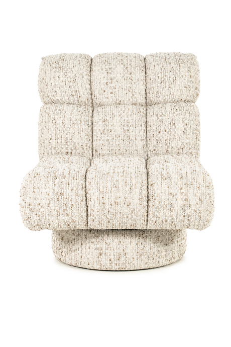 Round Base Tufted Lounge Chair | Eleonora Fenna | Oroa.com