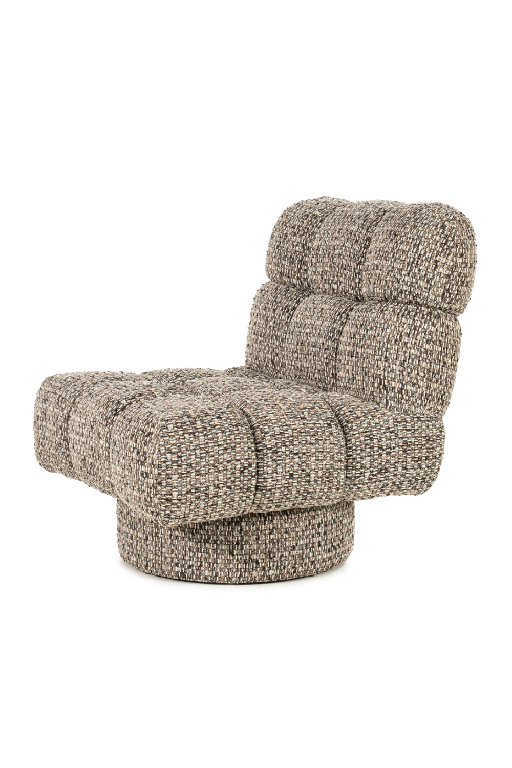 Round Base Tufted Lounge Chair | Eleonora Fenna | Oroa.com