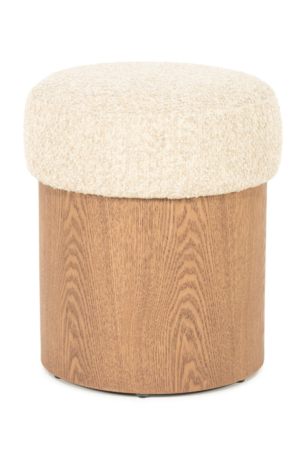 Cushioned Ash Wood Stool | Eleonora George | Oroa.com
