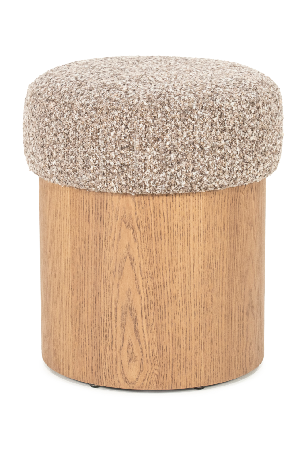 Cushioned Ash Wood Stool | Eleonora George | Oroa.com