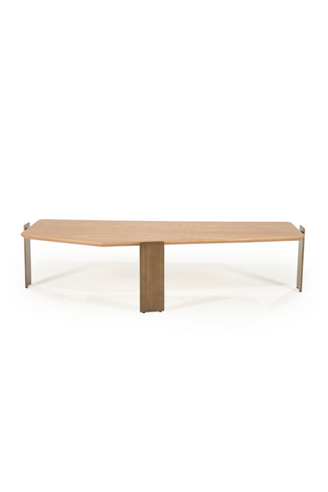 Asymmetrical Wooden Coffee Table | Eleonora Robert | Oroa.com