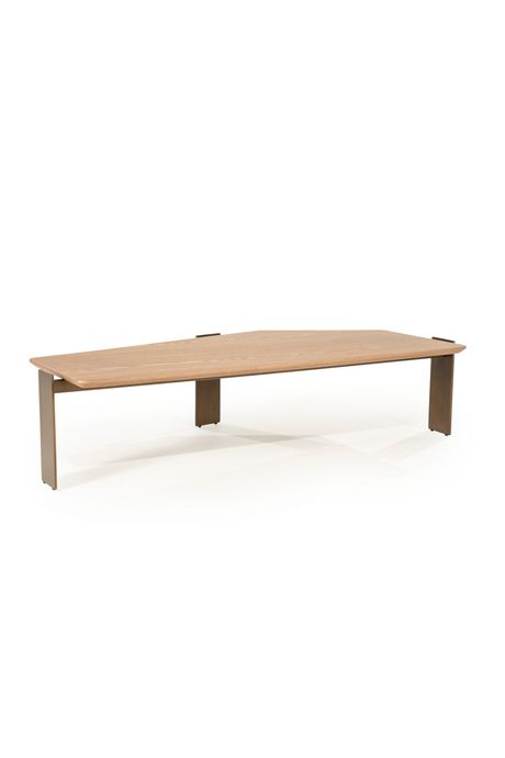 Asymmetrical Wooden Coffee Table | Eleonora Robert | Oroa.com