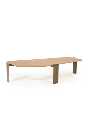 Asymmetrical Wooden Coffee Table | Eleonora Robert | Oroa.com