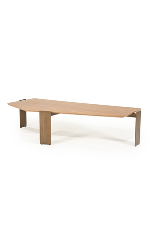 Asymmetrical Wooden Coffee Table | Eleonora Robert | Oroa.com