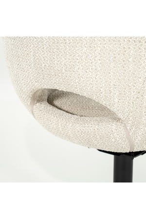 Rounded Open-Back Swivel Chair | Eleonora Nol | Oroa.com