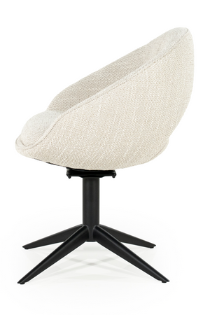 Rounded Open-Back Swivel Chair | Eleonora Nol | Oroa.com