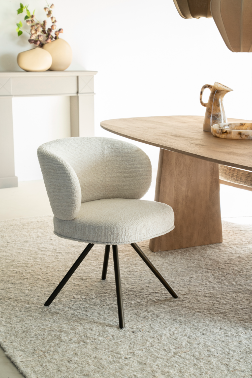 Splayed Leg Dining Chair | Eleonora Jayson | Oroa.com
