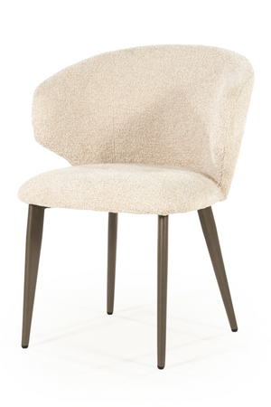 Curved Back Upholstered Dining Chair | Eleonora Mateo | Oroa.com