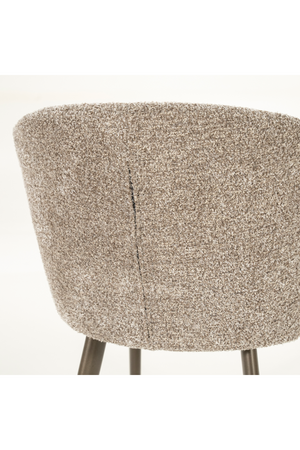 Curved Back Upholstered Dining Chair | Eleonora Mateo | Oroa.com
