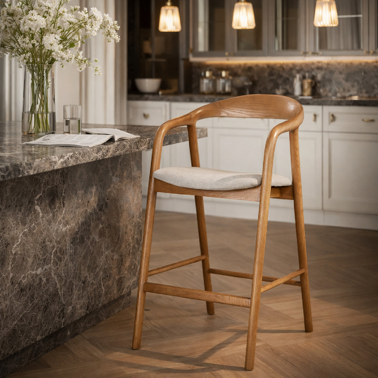   Modern furniture - Lacquered Ash Bar Chair - www.oroa.com | Oroa.com
