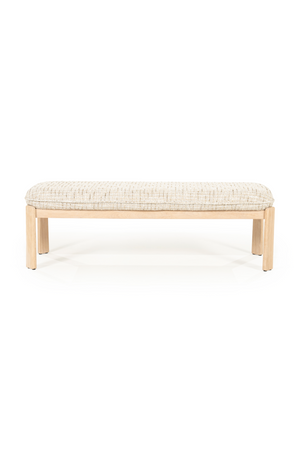 Cushioned Oak Bench | Eleonora Lottie | Oroa.com