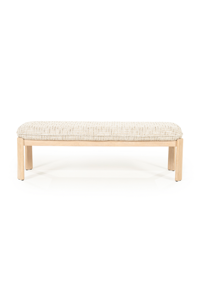 Cushioned Oak Bench | Eleonora Lottie | Oroa.com