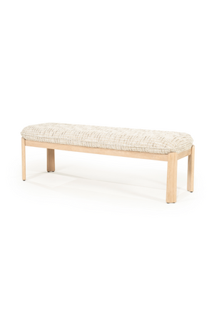 Cushioned Oak Bench | Eleonora Lottie | Oroa.com