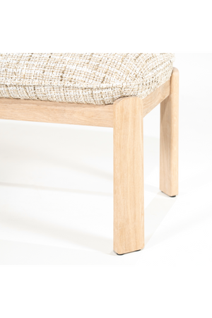 Cushioned Oak Bench | Eleonora Lottie | Oroa.com