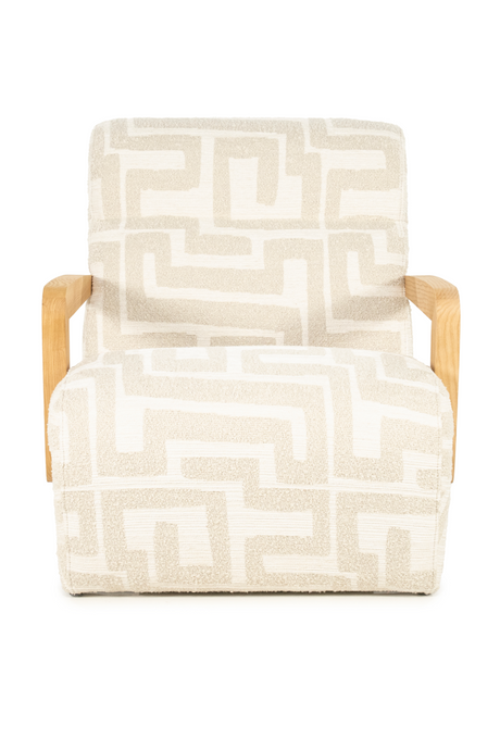 Printed Fabric Lounge Armchair | Eleonora Olek | Oroa.com