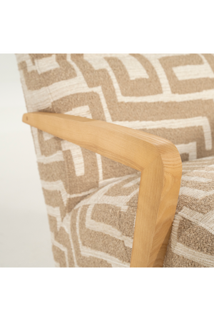 Printed Fabric Lounge Armchair | Eleonora Olek | Oroa.com