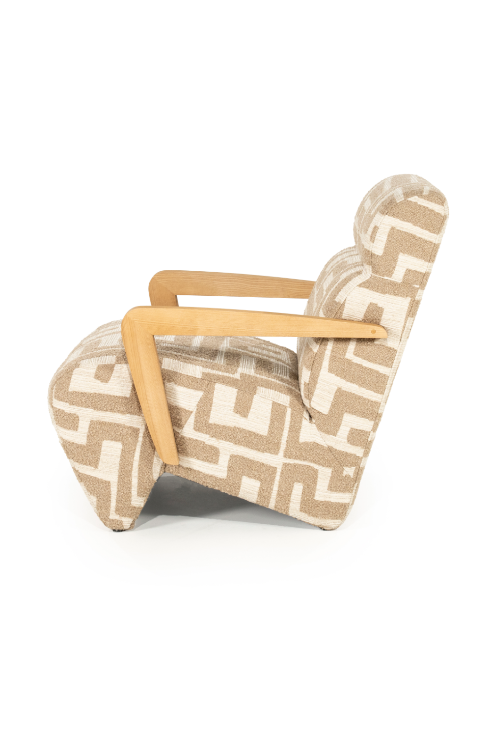 Printed Fabric Lounge Armchair | Eleonora Olek | Oroa.com