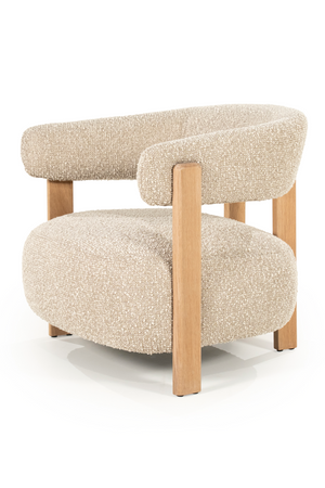 Curved Back Lounge Armchair | Eleonora Lola | Oroa.com