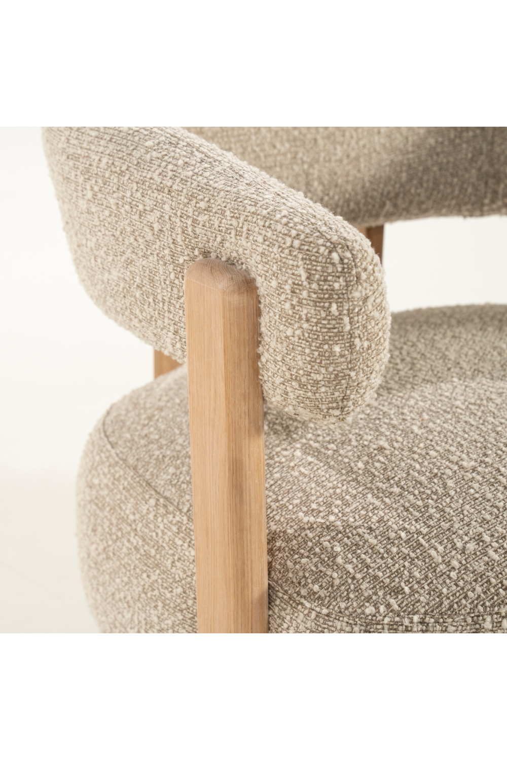 Curved Back Lounge Armchair | Eleonora Lola | Oroa.com