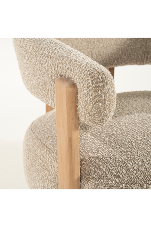 Curved Back Lounge Armchair | Eleonora Lola | Oroa.com