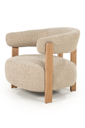 Curved Back Lounge Armchair | Eleonora Lola | Oroa.com