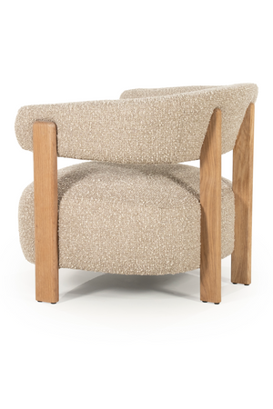 Curved Back Lounge Armchair | Eleonora Lola | Oroa.com