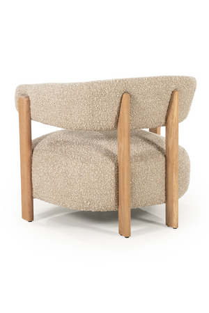 Curved Back Lounge Armchair | Eleonora Lola | Oroa.com