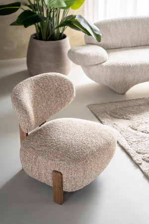 Chunky Cushioned Lounge Chair | Eleonora Reza | Oroa.com