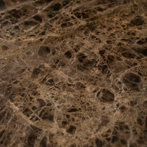   Modern furniture - Brown Marble Pedestal Coffee Table - www.oroa.com | Oroa.com