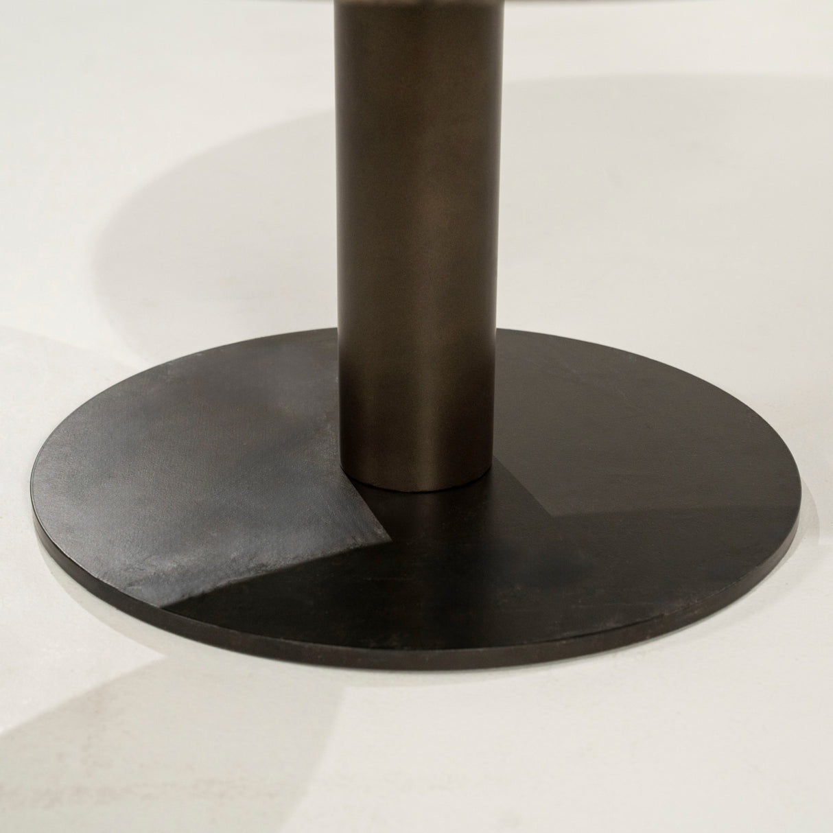   Modern furniture - Brown Marble Pedestal Coffee Table - www.oroa.com | Oroa.com