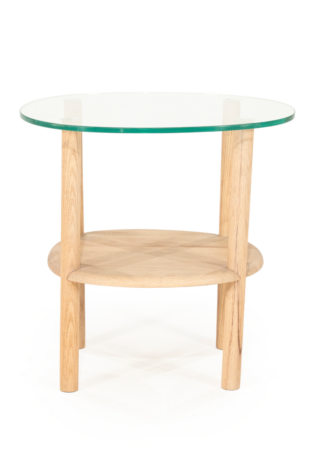 Glass Top Side Table | Eleonora Cleo | Oroa.com
