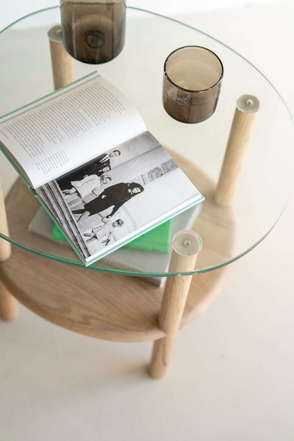 Glass Top Side Table | Eleonora Cleo | Oroa.com