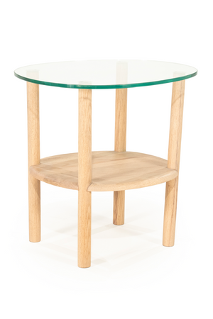 Glass Top Side Table | Eleonora Cleo | Oroa.com
