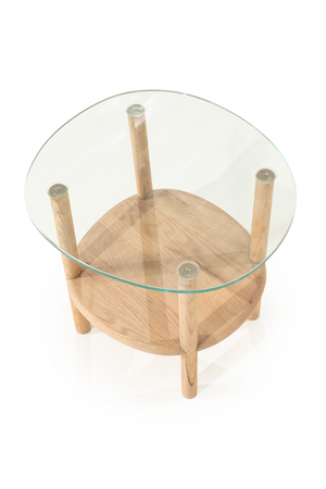 Glass Top Side Table | Eleonora Cleo | Oroa.com