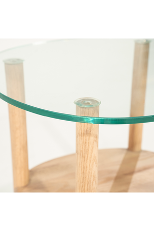 Glass Top Side Table | Eleonora Cleo | Oroa.com