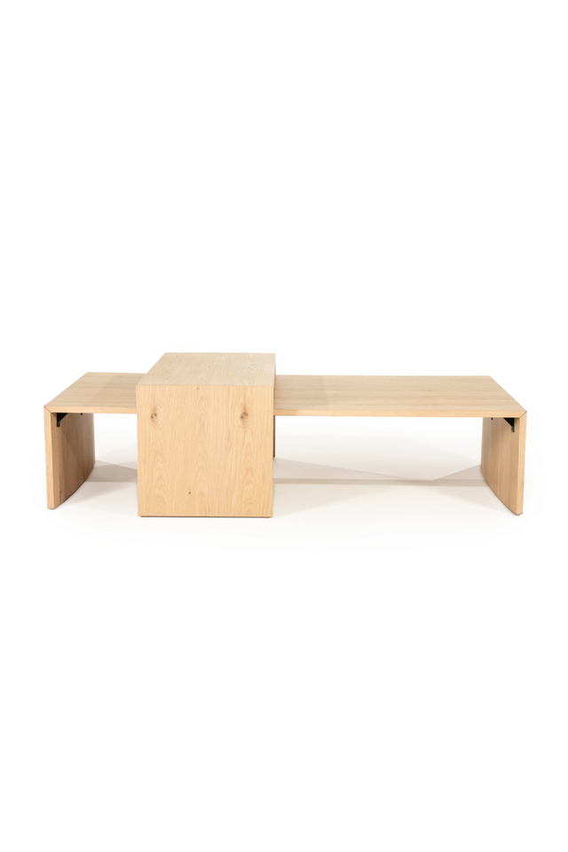 Lacquered Oak Nested Coffee Tables (2) | Eleonora Flo | Oroa.com