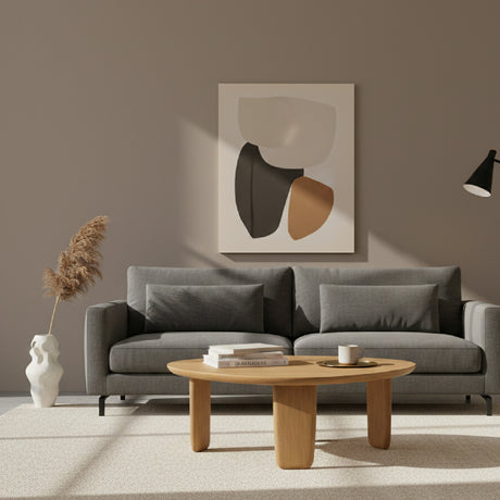 Brushed Mango Wood Coffee Table S | Eleonora Maud | Oroa.com